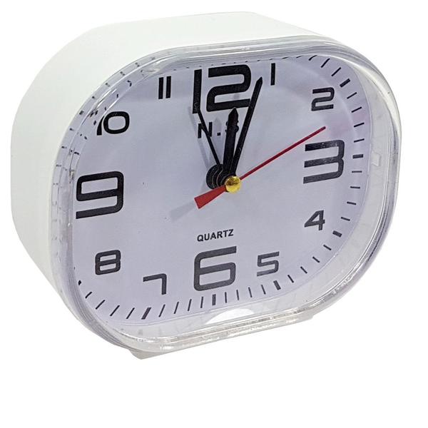 Relógio Despertador Pequeno 8x8cm - Novo Século - Novo Seculo
