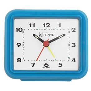 Relógio Despertador Quartz Decorativo Herweg 2612-07