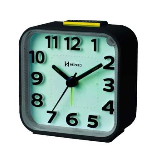 Relógio Despertador Quartz Moderno Herweg 2706-34