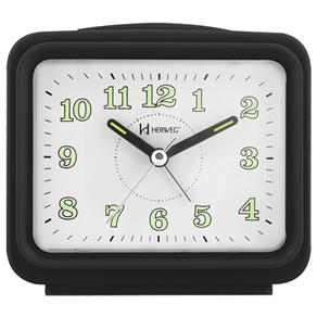 Relógio Despertador Quartz Tradicional Herweg 2588-34