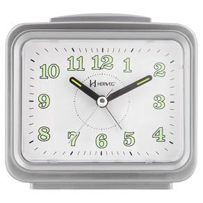 Relógio Despertador Quartz Tradicional Herweg 2588-70