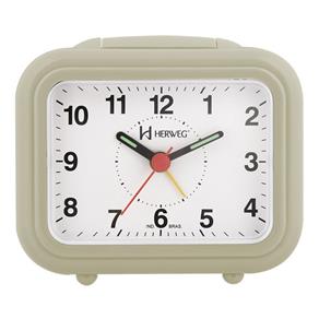 Relógio Despertador Quartz Tradicional Herweg 2630-32