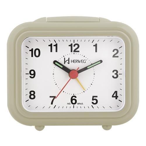 Relógio Despertador Quartz Tradicional Herweg 2630-32