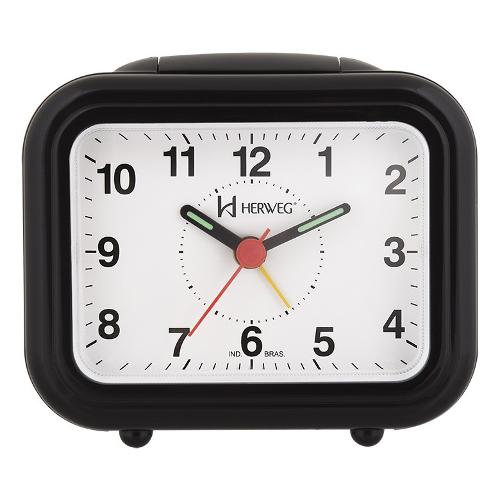 Relógio Despertador Quartz Tradicional Herweg 2630-34