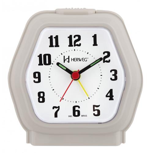 Relógio Despertador Quartz Tradicional Herweg 2635-131