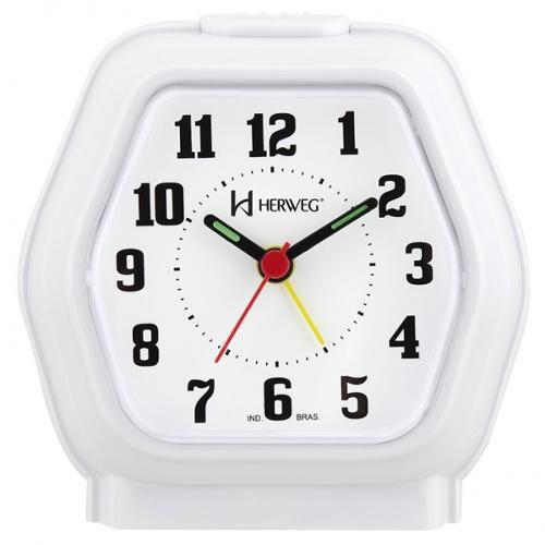 Relógio Despertador Quartz Tradicional Herweg 2635-21