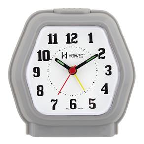 Relógio Despertador Quartz Tradicional Herweg 2635-24