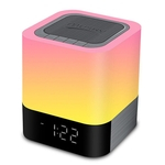 Relógio Despertador Speaker Controle Smart Touch LED RGB com regulação de intensidade de som HIFI