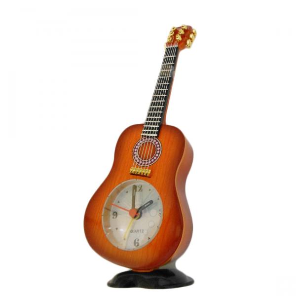 Relogio Despertador Violão Miniatura Rico Detalhes Frete Gts - Clock