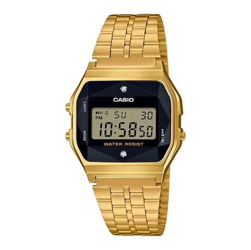 Relógio Diamond Casio Vintage Dourado A159WGED-1DF-BR