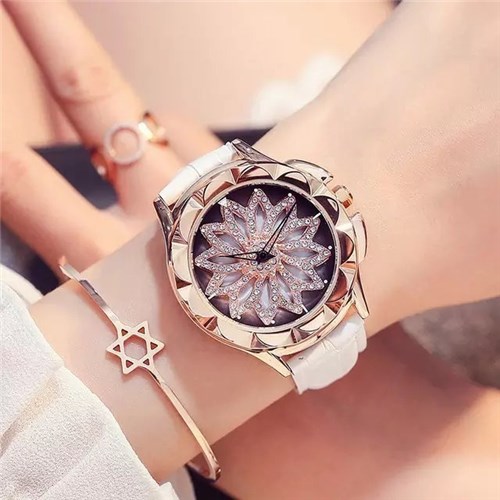 Relógio Diamond Colors (Branco)