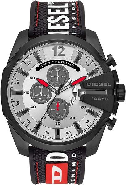 Relogio Diesel DZ4512 Preto Pulseira de Nylon Lançamento