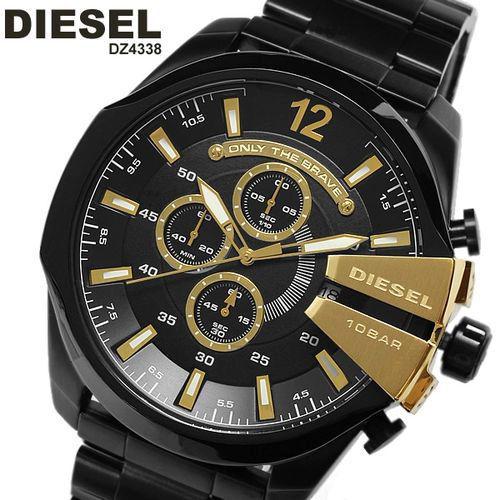 Relógio Diesel DZ4338 Preto e Dourado Cronografo