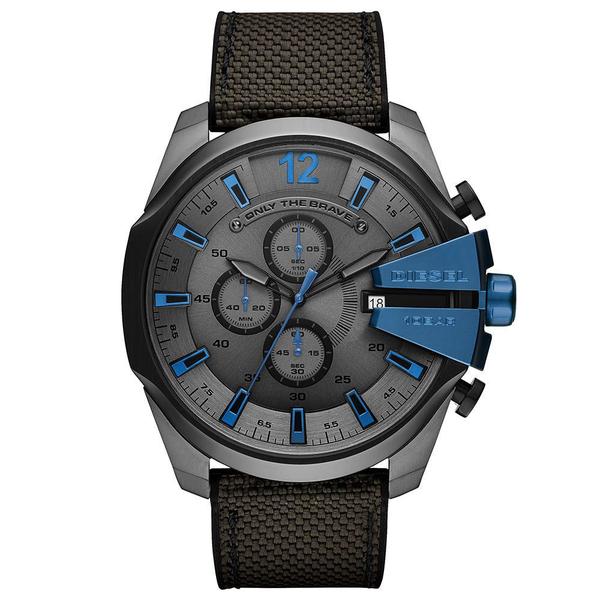 Relógio Diesel Masculino Dz4500/8cn Grafite e Azul Lançamento