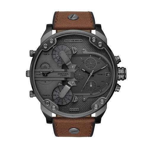 Relógio Diesel Masculino Gun Metal Grafite Dz7413/0mn