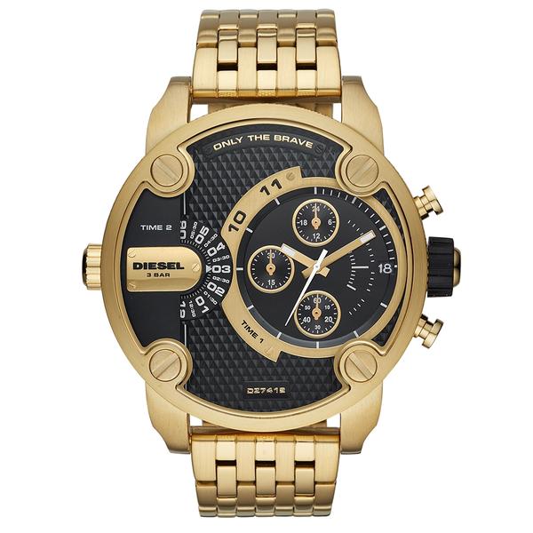 Relógio Diesel Masculino Little Daddy Dourado - Dz7412/1dn