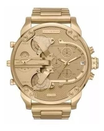 Relogio Diesel Masculino Mr Daddy Dz7399 Dourado