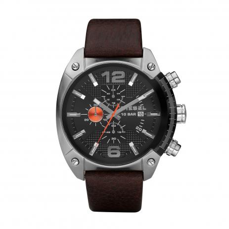 Relógio Diesel Masculino Pulseira Couro Dz42040pn