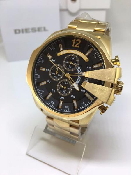 Relógio Diesel Mega Chief Dourado com Preto DZ4344 - Masculino