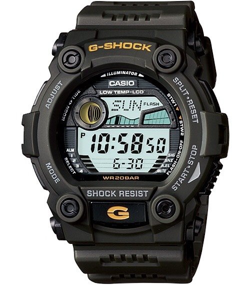 Relógio Digital Casio G-Shock G7900-3Dr Masculino - Verde Militar