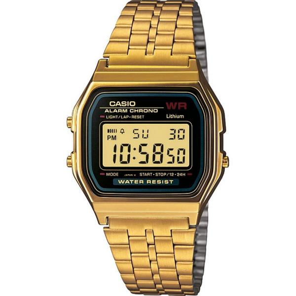 Relógio Digital Casio Vintage Dourado Quadrado A159WGEA-1DF