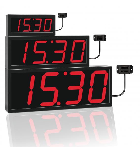 Relógio Digital de Parede com 4 Dígitos / 20 Metros-Termohigrômetro-RDI-1PTH - Prodigital