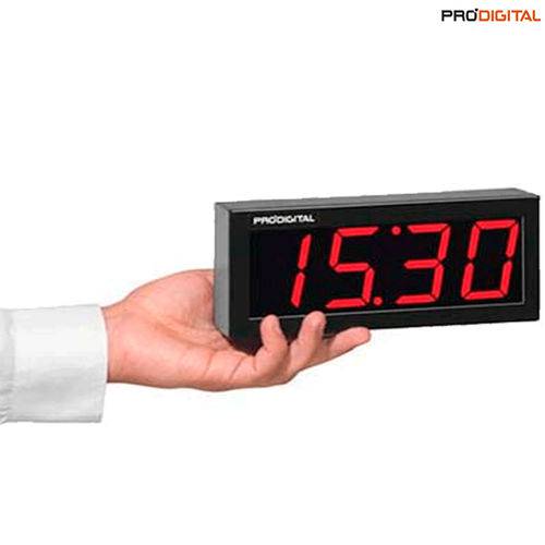 Relógio Digital de Parede com 4 Dígitos e Alcance de 20m Rdi-1p – Pró-digital