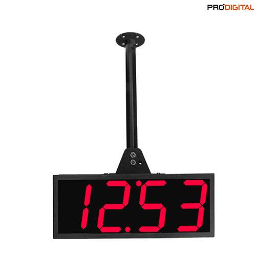 Relógio Digital de Parede com 4 Dígitos e Alcance de 60m Rdi-1g – Pró-digital