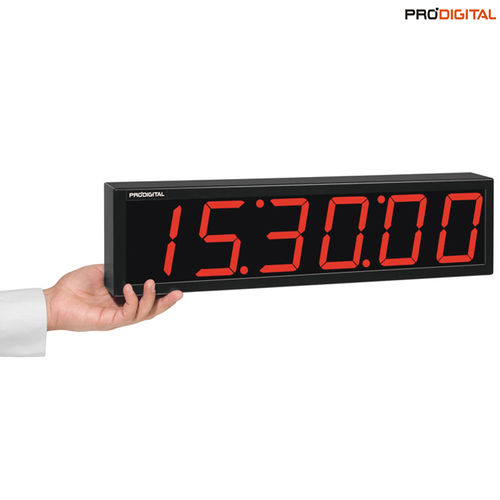 Relógio Digital de Parede com 6 Dígitos e Alcance de 40m Rdi-2m – Pró-digital