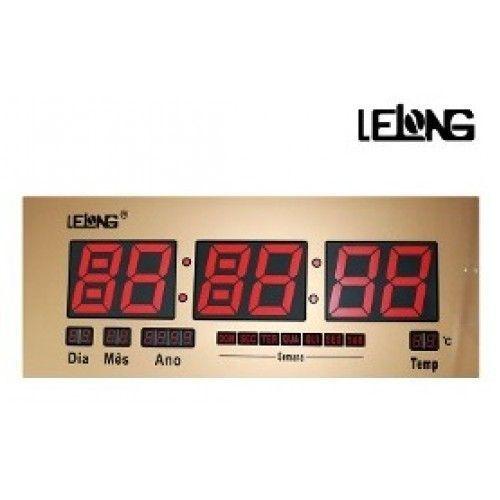 Relogio Digital de Parede Lelong LE-2117