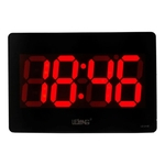 Relógio Digital de Parede Mesa Lelong LE-2116 LED Temperatura Calendário Alarme Cor Preto