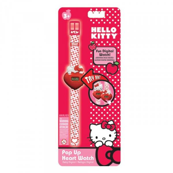 Relógio Digital de Pulso Hello Kitty - Intek - Intek Toy