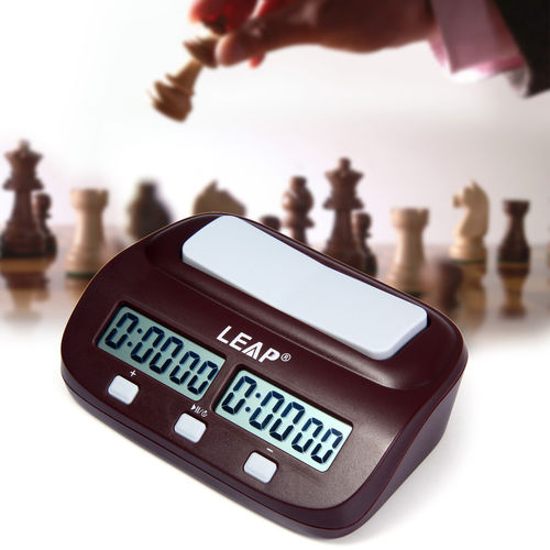 Compra online de Relógio de xadrez de quartzo analógico eletrônico relógio  de xadrez contagem I-GO contagem regressiva para baixo timer