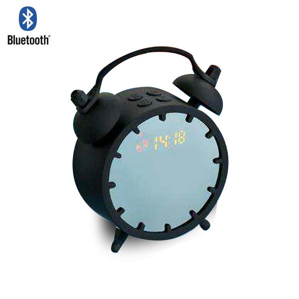 Relógio Digital 2 em 1 Caixa de Som Bluetooth Cartão Sd Aux Portátil - Grupo Biashop