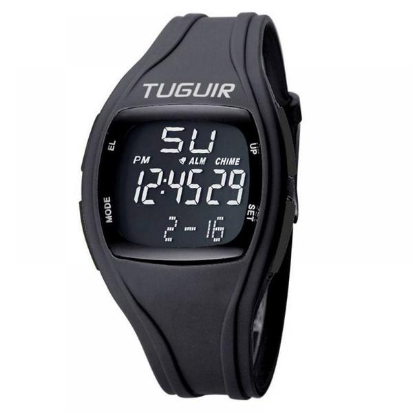 Relógio Digital Esportivo Unissex Tuguir TG1602 Preto NF
