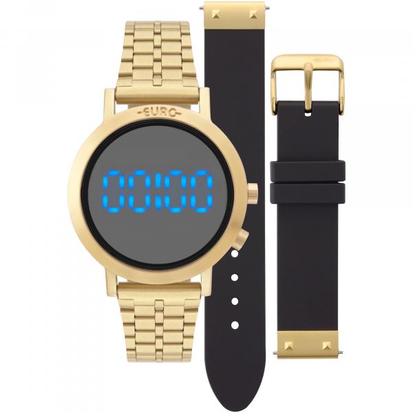 Relógio Digital Euro Feminino Fashion Fit Dourado - EUBJ3407AA/T4P