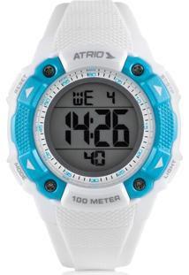 Relógio Digital Feminino ATRIO Iridium Azul e Branco - ES098
