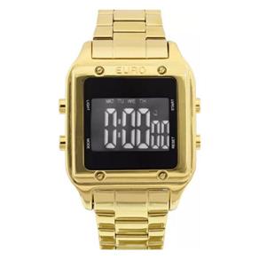 Relógio Digital Feminino Eug2510aa/4p Dourado - Euro