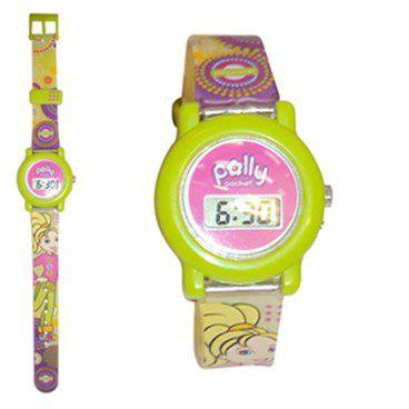 Relógio Digital - Infantil Polly Pocket - Amarelo - Monte Libano - Monte Líbano