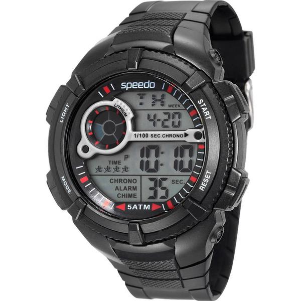 Relogio Digital Masculino Cronometro a Prova Dagua Grande Speedo 81130G0EVNP1