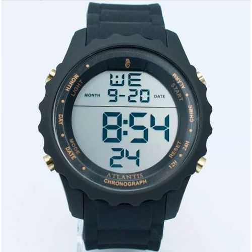 Relógio Digital Masculino Esportivo Prova D´água Atlantis A7457