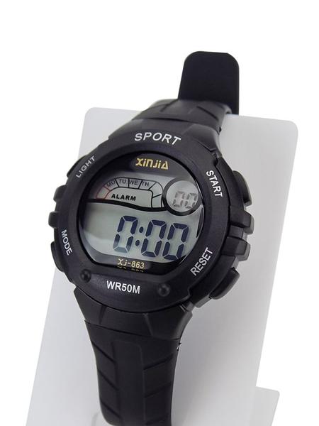Relógio Digital Masculino Original à Prova D'Agua Pulseira Altamente Resistente - Orizom