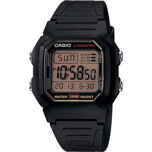 Relógio Digital Masculino Social Preto Casio