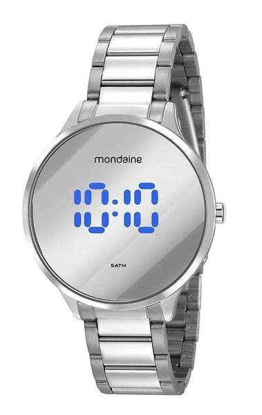 Relógio Digital Mondaine Feminino Prata 32060l0mvne4