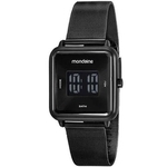 Relógio Digital Mondaine Preto