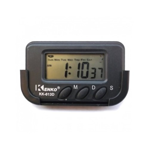 Relogio Digital para Carro com Despertador, Cronometro e Data Kk-613D