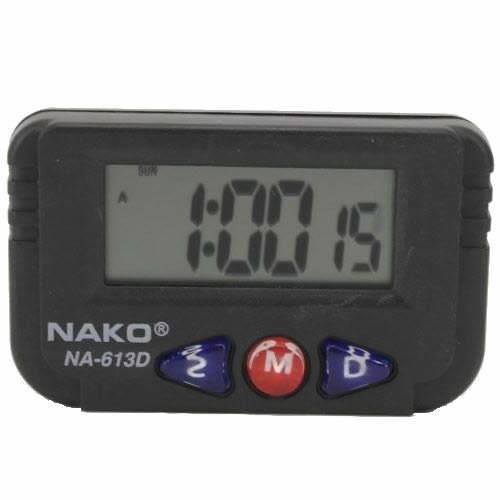 Relógio Digital Portátil Car Clock Automotivo Nako