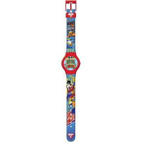 Relógio Digital Pulseira Azul Mickey - Intek