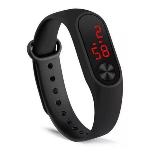 Relógio Digital Pulseira Corrida Bracelete Led Academia Feminino Masculino - Sobrinhos Moda