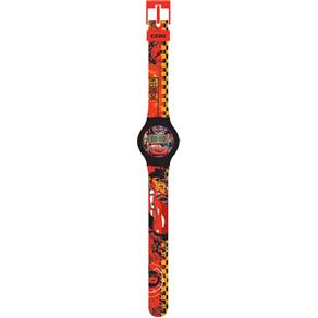 Relógio Digital Pulseira Vermelha Carros - Intek
